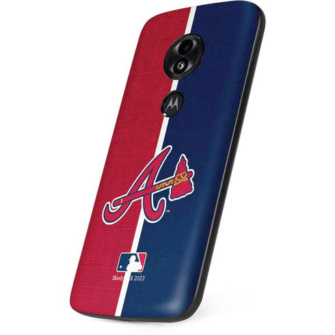 MLB Atlanta Braves Split Moto E5 Play Skin